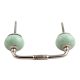 Mint Green Crackle Ceramic Bridge Handle